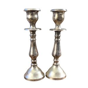POTTERY BARN➕Silver Plate Candlesticks
